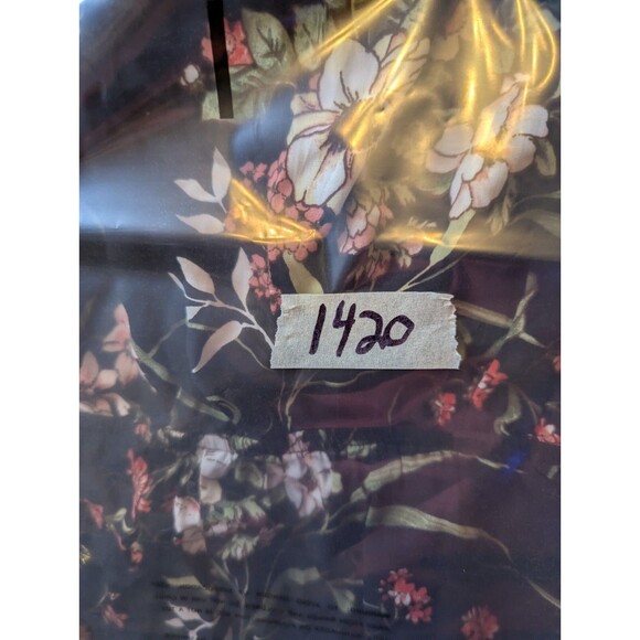 Y2K Altar'd State Jumpsuit Romper Black Floral Fairy Off Shoulder Strap Womens S - Picture 8 of 8